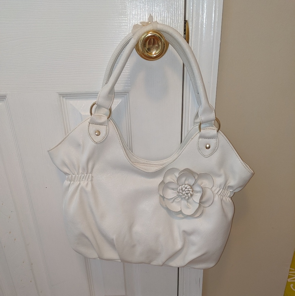 White purse